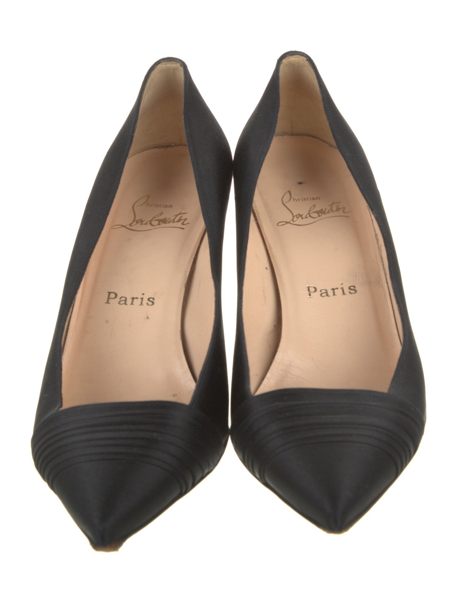 Christian Louboutin Satin Pumps