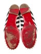 Christian Louboutin Spike Accents Canvas Loafers