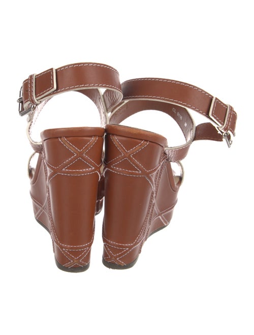 Christian Dior Leather Slingback Sandals