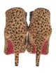 Christian Louboutin Ponyhair Animal Print Boots