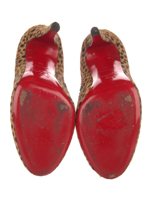 Christian Louboutin Ponyhair Animal Print Boots