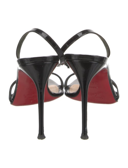 Christian Louboutin Patent Leather Slingback Sandals