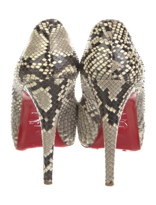 Christian Louboutin Snakeskin Animal Print Pumps