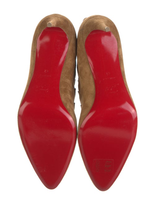 Christian Louboutin Suede Lace-Up Boots