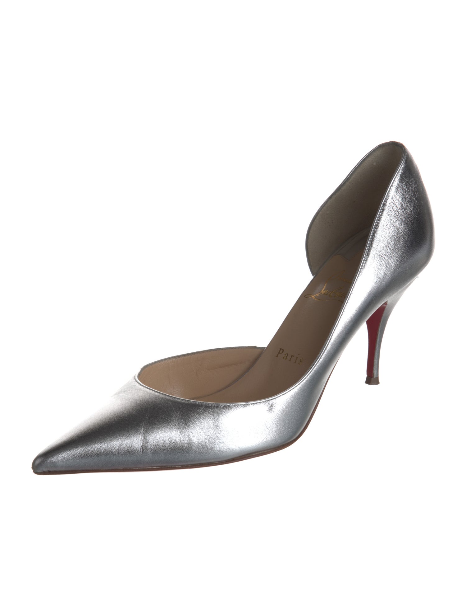 Christian Louboutin Leather D'Orsay Pumps