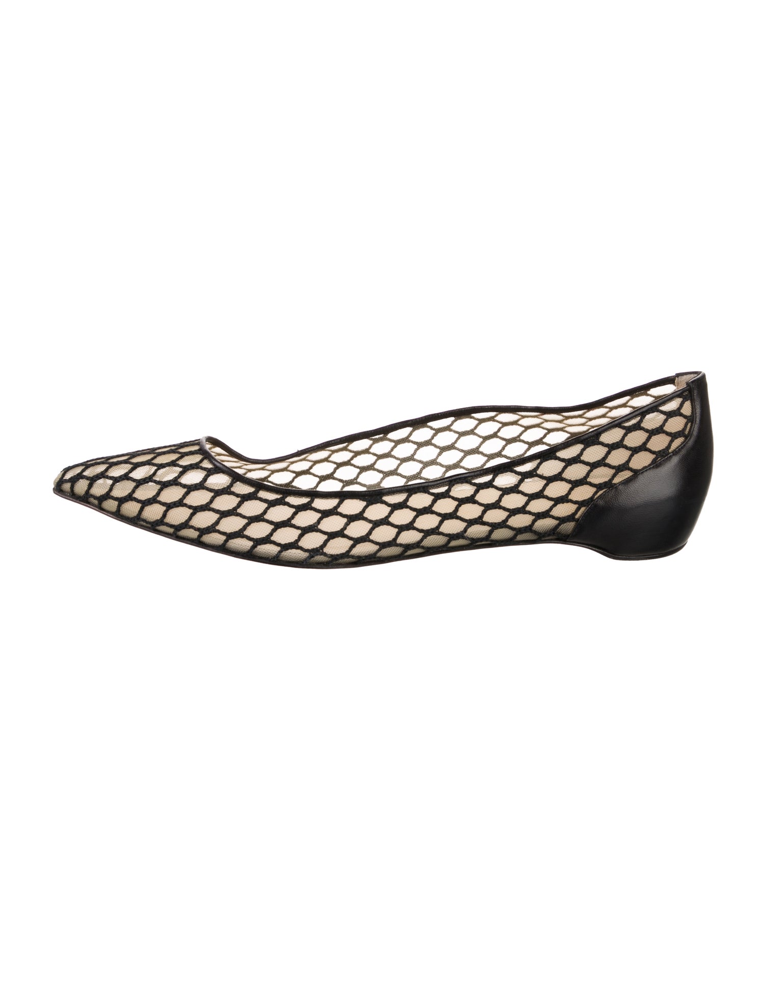 Christian Louboutin Mesh Mesh Accents Flats
