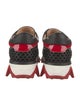 Christian Louboutin Spike Accents Leather Sneakers