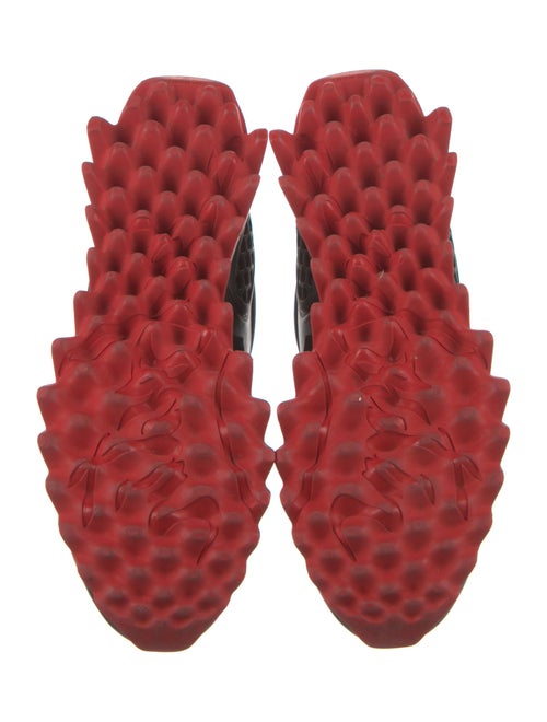 Christian Louboutin Spike Accents Leather Sneakers