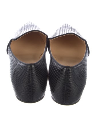 Christian Louboutin Embossed Leather Loafers