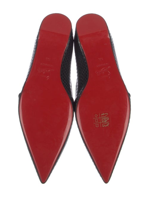 Christian Louboutin Embossed Leather Loafers
