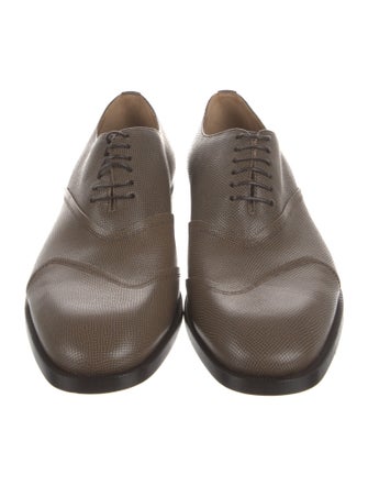 Christian Louboutin Embossed Leather Oxfords