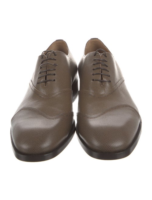 Christian Louboutin Embossed Leather Oxfords