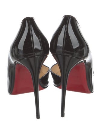 Christian Louboutin Patent Leather D'Orsay Pumps