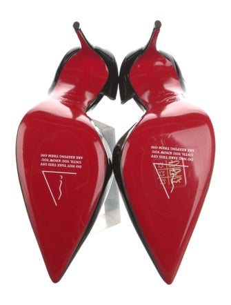 Christian Louboutin Patent Leather D'Orsay Pumps