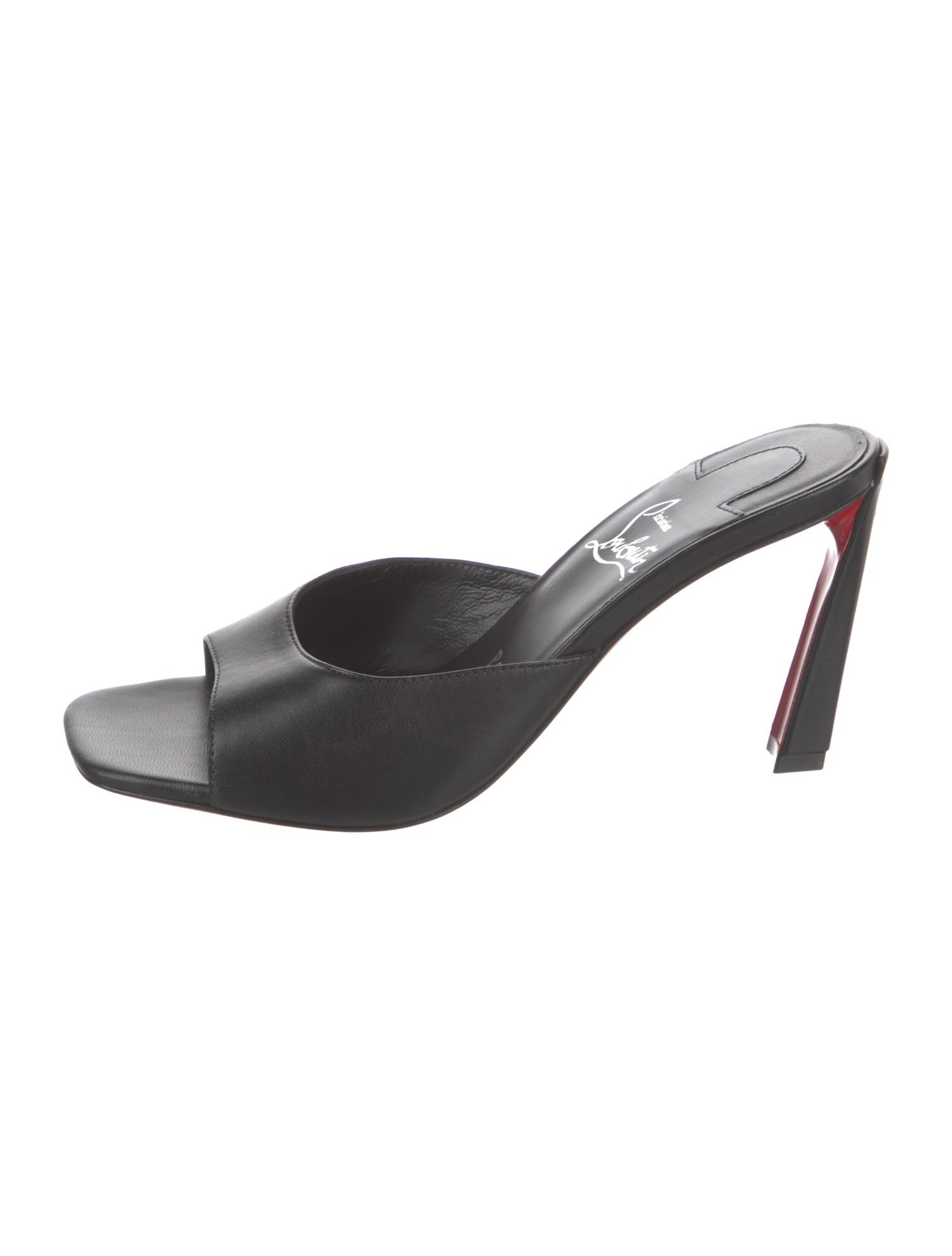 Christian Louboutin Leather Slides