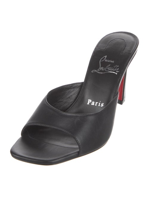 Christian Louboutin Leather Slides