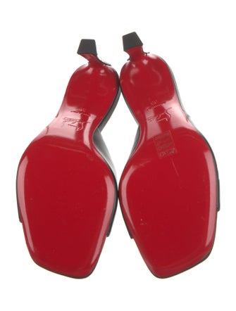 Christian Louboutin Leather Slides