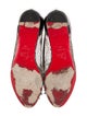 Christian Louboutin Spike Accents Patent Leather Ballet Flats
