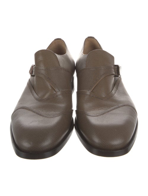 Christian Louboutin Embossed Leather Oxfords