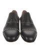 Christian Louboutin Leather Studded Accents Oxfords