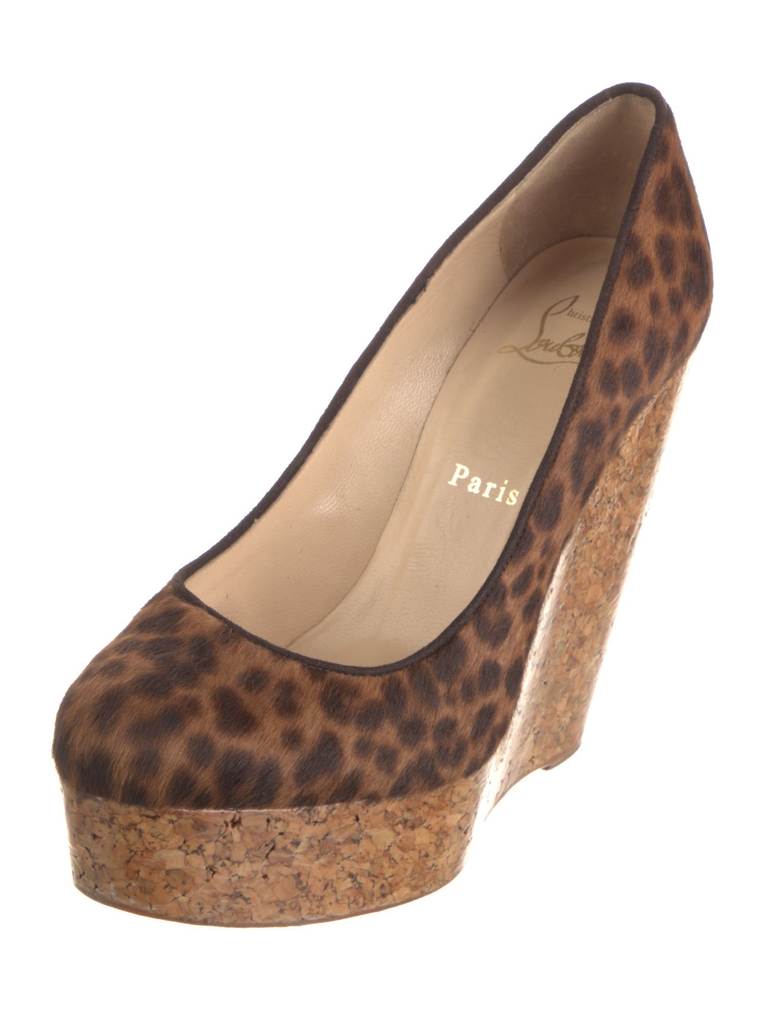 Christian Louboutin Ponyhair Animal Print Pumps