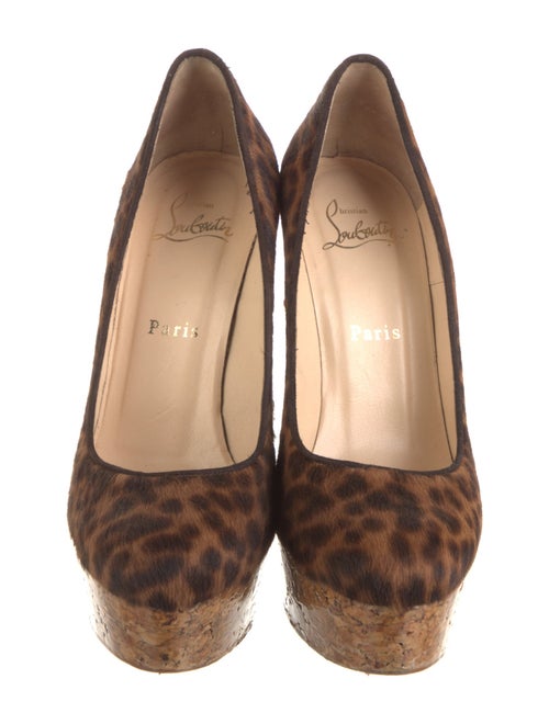 Christian Louboutin Ponyhair Animal Print Pumps