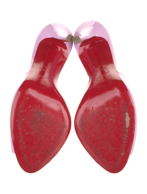 Christian Louboutin Patent Leather Slides