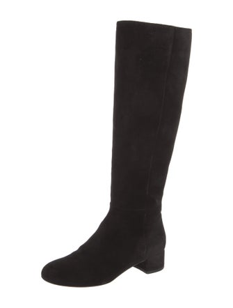 Christian Louboutin Suede Riding Boots