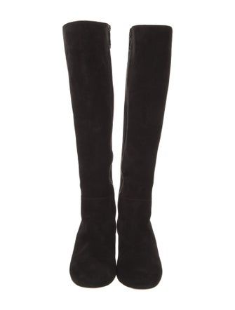 Christian Louboutin Suede Riding Boots