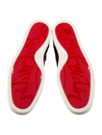 Christian Louboutin Ponyhair Animal Print Sneakers