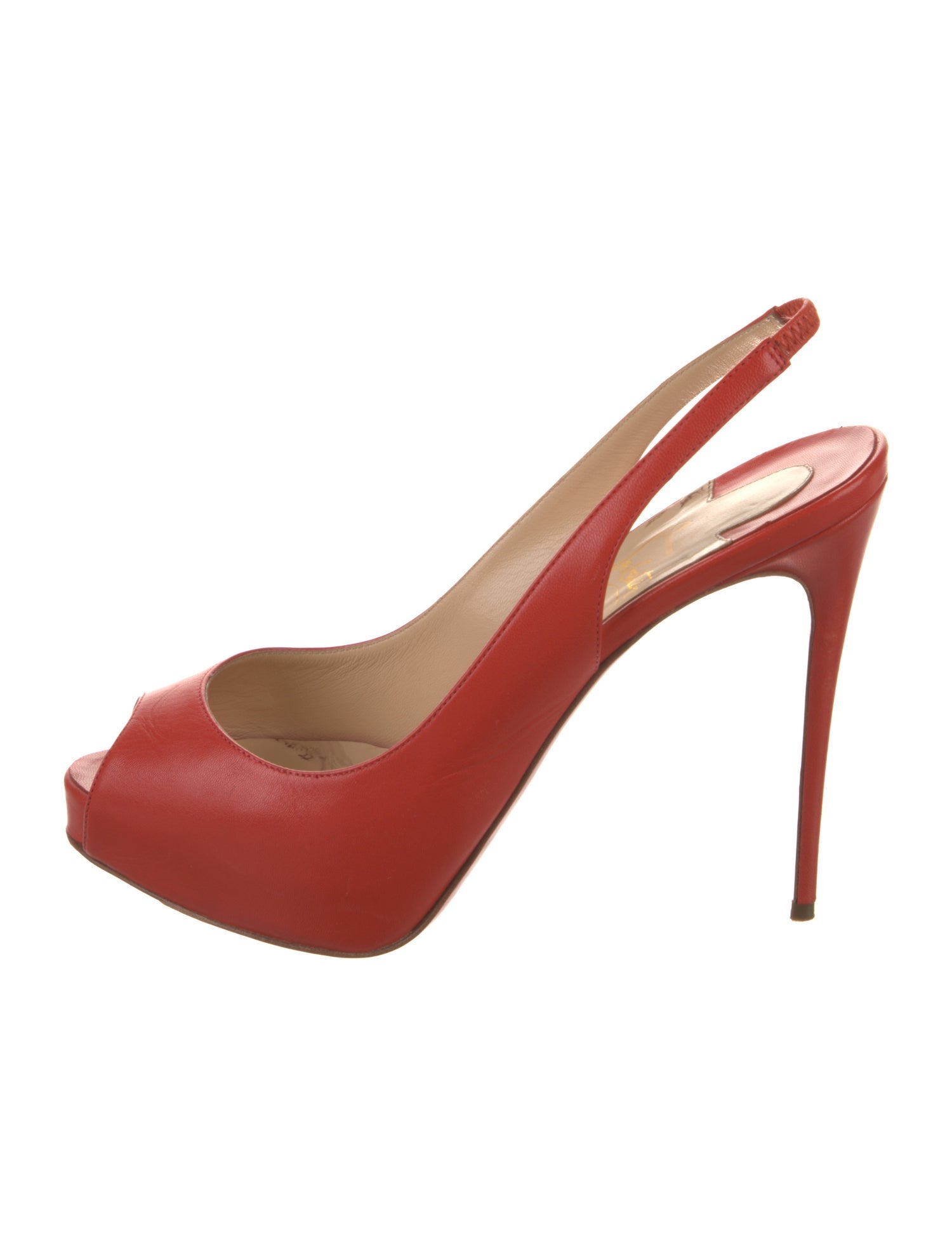Christian Louboutin Leather Slingback Pumps