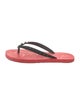 Christian Louboutin Rubber Studded Accents Flip Flops