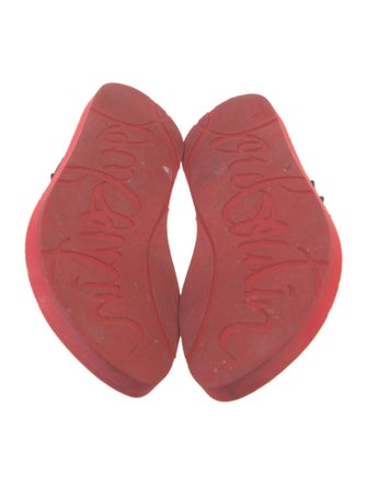 Christian Louboutin Rubber Studded Accents Flip Flops