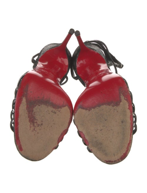 Christian Louboutin Leather Slingback Sandals