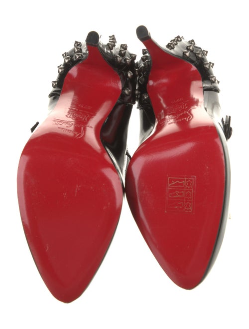 Christian Louboutin Spike Accents Leather Pumps