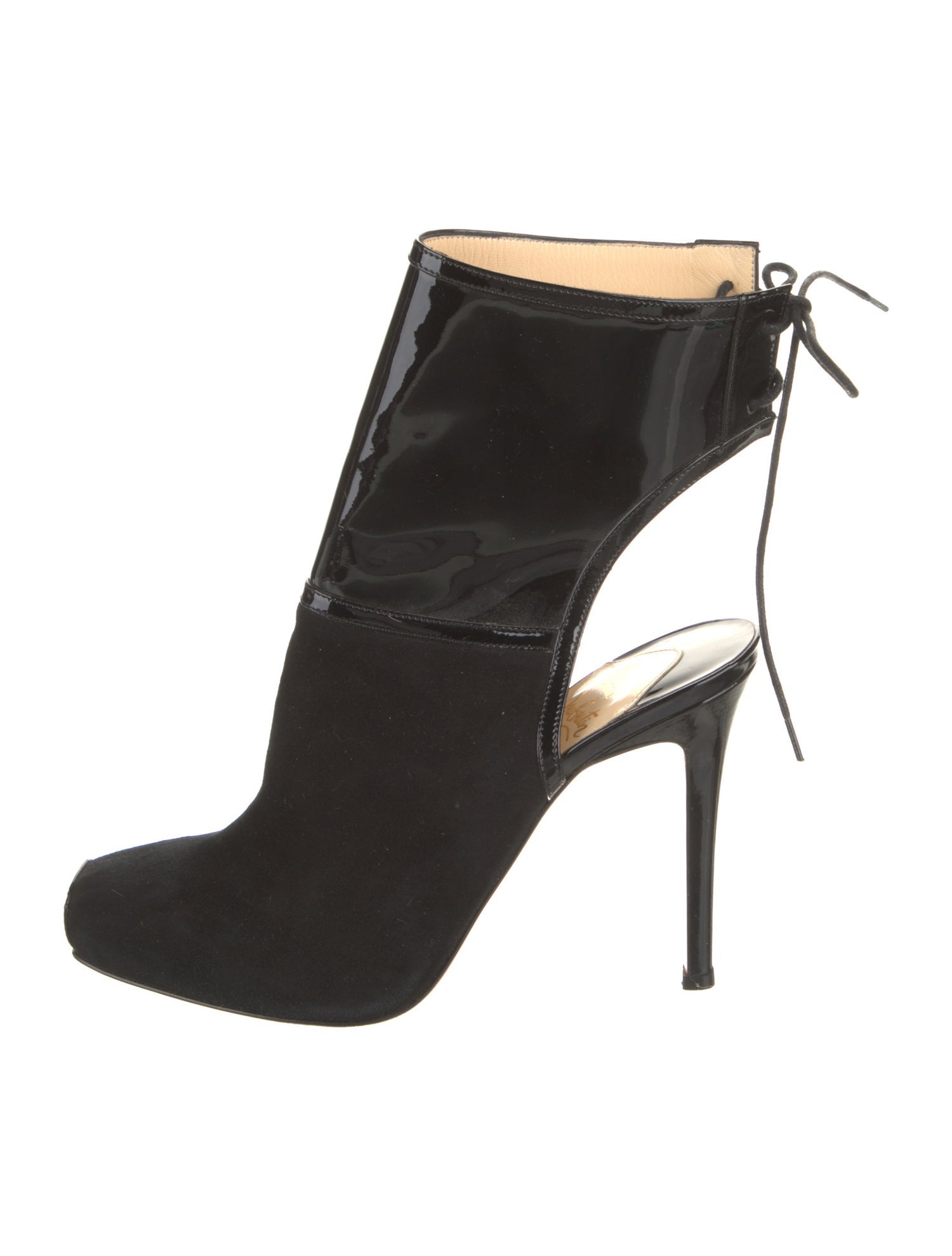 Christian Louboutin Suede Slingback Pumps