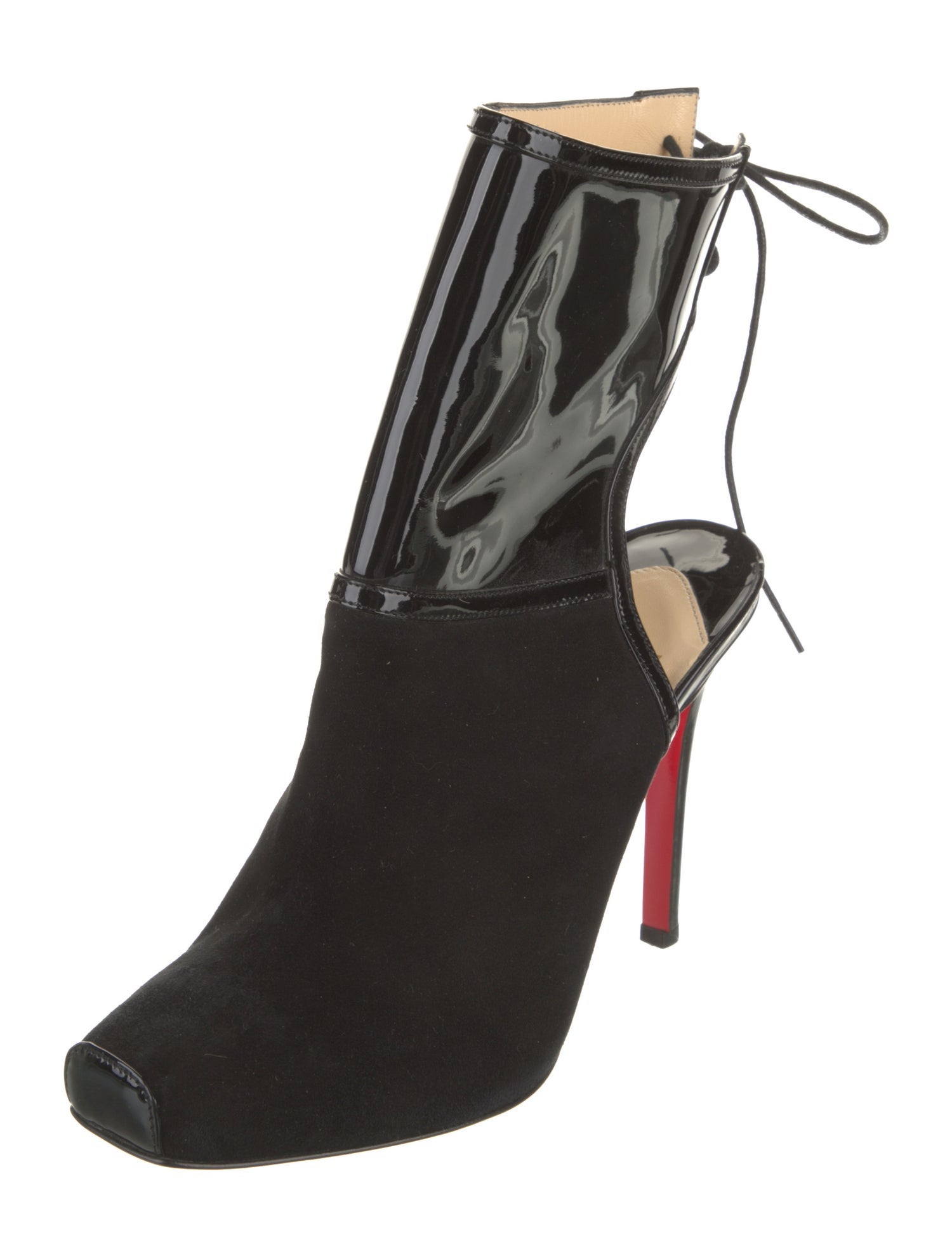 Christian Louboutin Suede Slingback Pumps