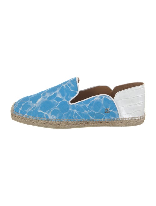 Christian Louboutin Canvas Printed Espadrilles