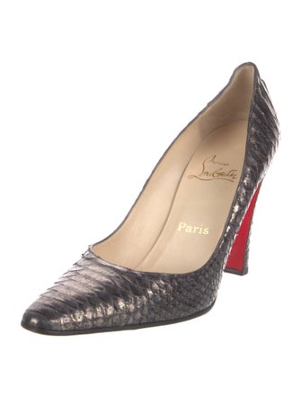 Christian Louboutin Snakeskin Animal Print Pumps