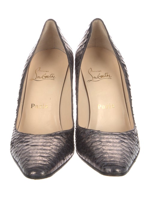 Christian Louboutin Snakeskin Animal Print Pumps