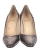 Christian Louboutin Snakeskin Animal Print Pumps