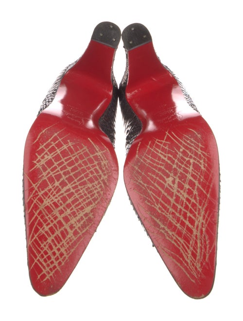 Christian Louboutin Snakeskin Animal Print Pumps