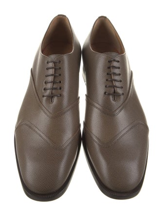 Christian Louboutin Embossed Leather Oxfords