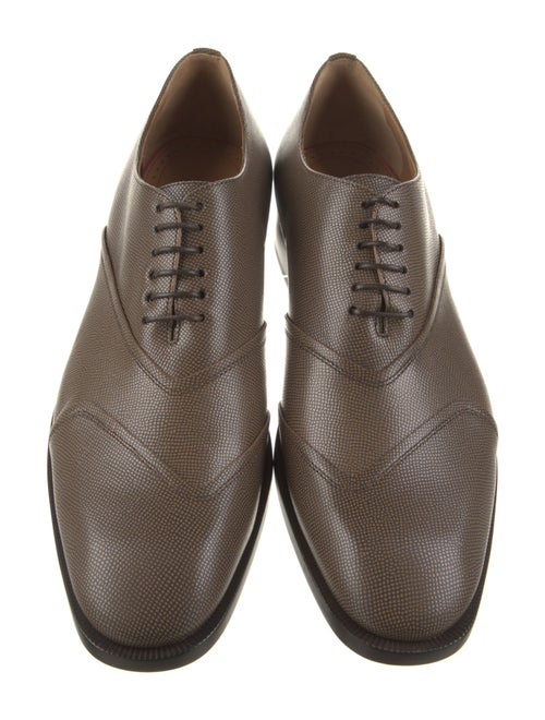 Christian Louboutin Embossed Leather Oxfords