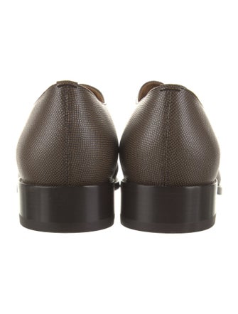 Christian Louboutin Embossed Leather Oxfords