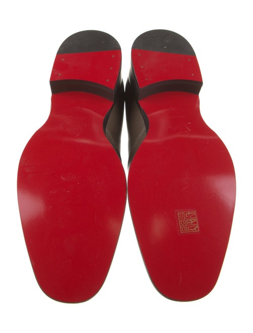 Christian Louboutin Embossed Leather Oxfords