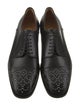 Christian Louboutin Leather Studded Accents Derby Shoes