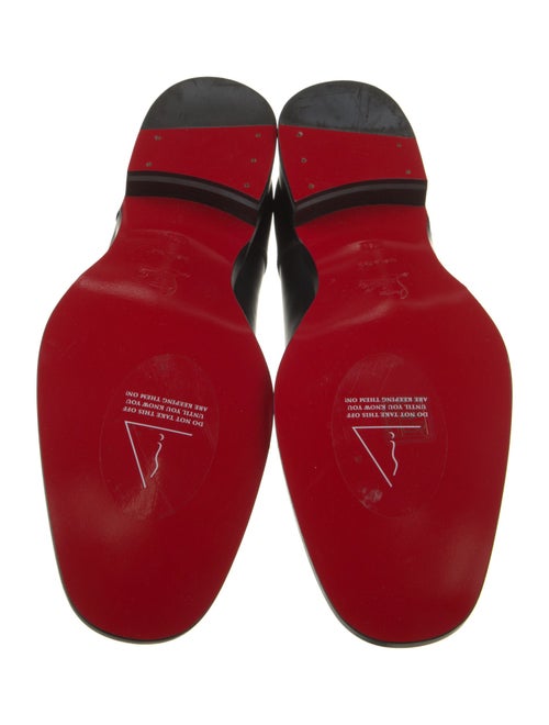 Christian Louboutin Leather Studded Accents Derby Shoes