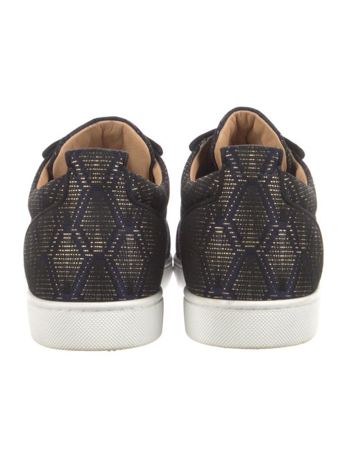 Christian Louboutin Printed Grosgrain Trim Sneakers