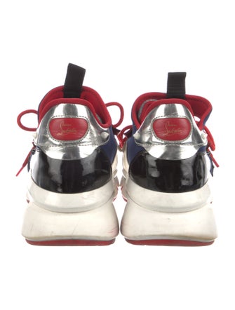 Christian Louboutin Rockstud Spike Neoprene Athletic Sneakers